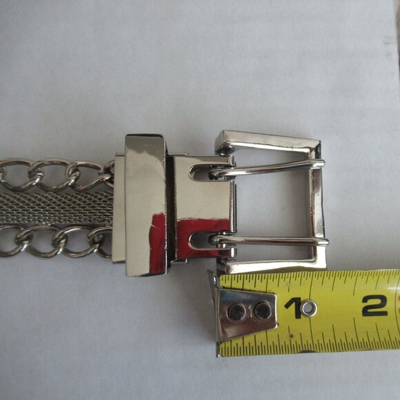 Fancy Metal Chain Mesh Waist Belt, Chain Belt, Sz Large/ X-Large - Picture 9 of 10